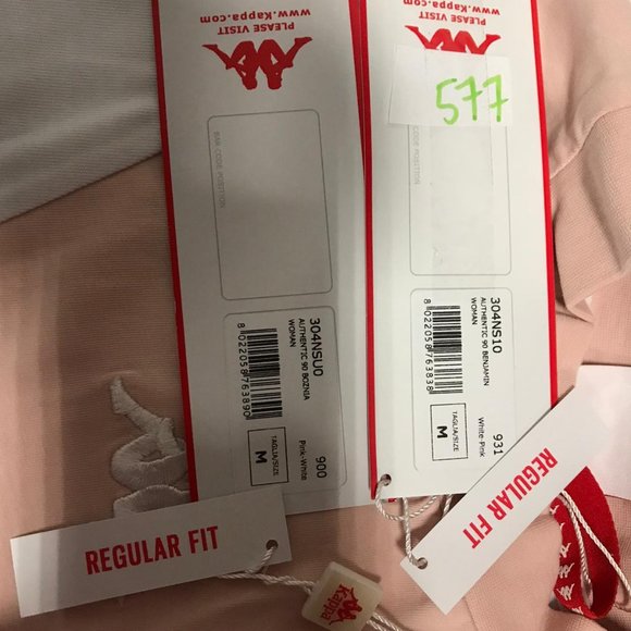 Sold out NWT KAPPA DMG 2 piece matching set RAIN PANT & Trouser T-Shirt TEE M - Picture 3 of 6